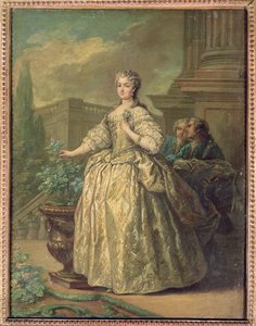 Portret van Maria Leszczynska (1703-68) 1747